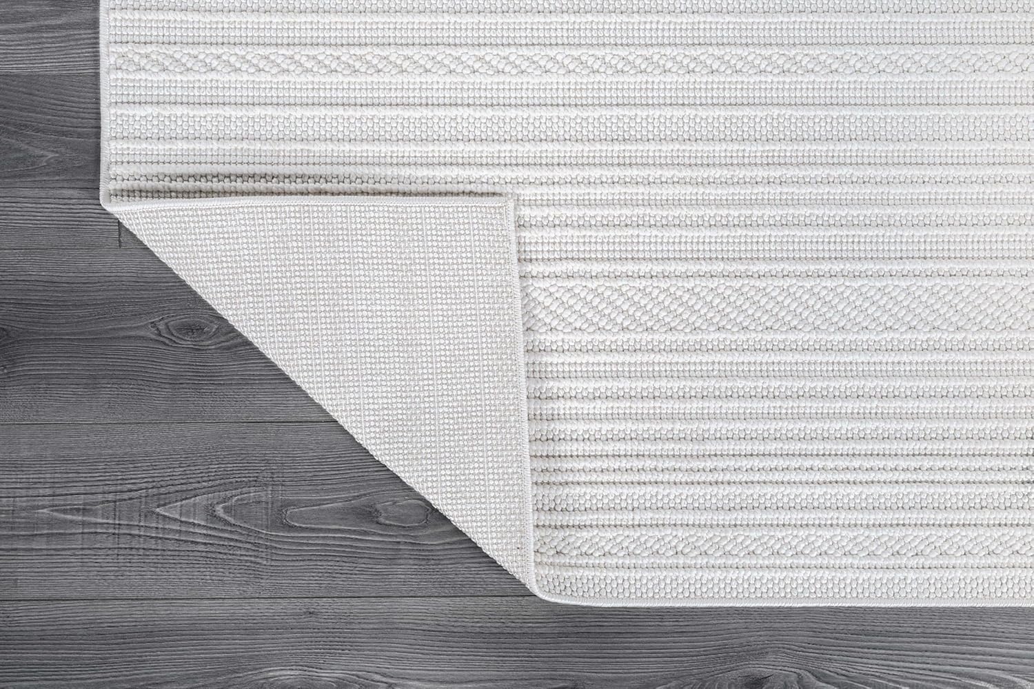 Micro Loop Indoor Rug White 8x10 Boho Geometric Neutral Area Rugs for Living Room Soft Luxury Modern Low and High Pile Durable Stain Resistant Non-Shedding Indoor Area Carpet 8 x 10