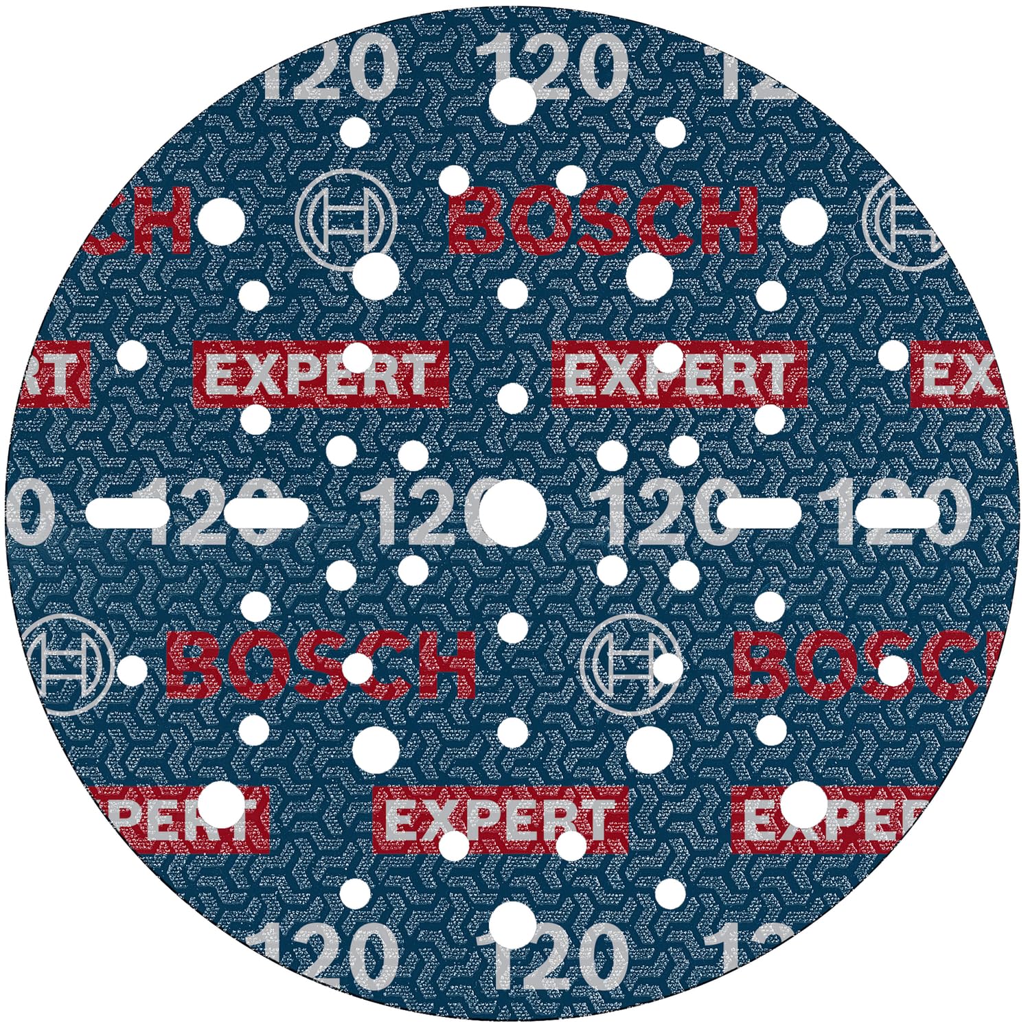 Bosch 6x EXPERT O780 Foil Sanding Disc, 150 mm (for Hardwood, Paint on wood, Ø 150 mm, Grit 120, Professional Accessory Random Orbital Sander)