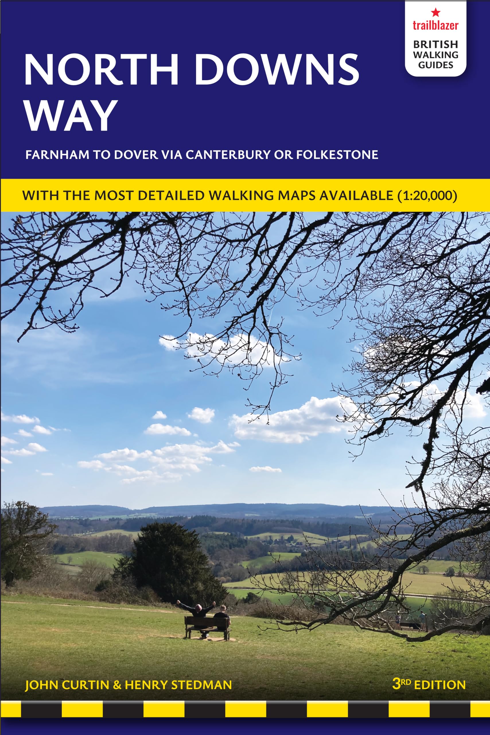 North Downs Way Trailblazer Walking Guide 3e: Practical guide with Large-Scale Walking Maps & Guides to Towns & Villages - Planning, Places To Stay, Places to Eat (Trailblazer Guides)