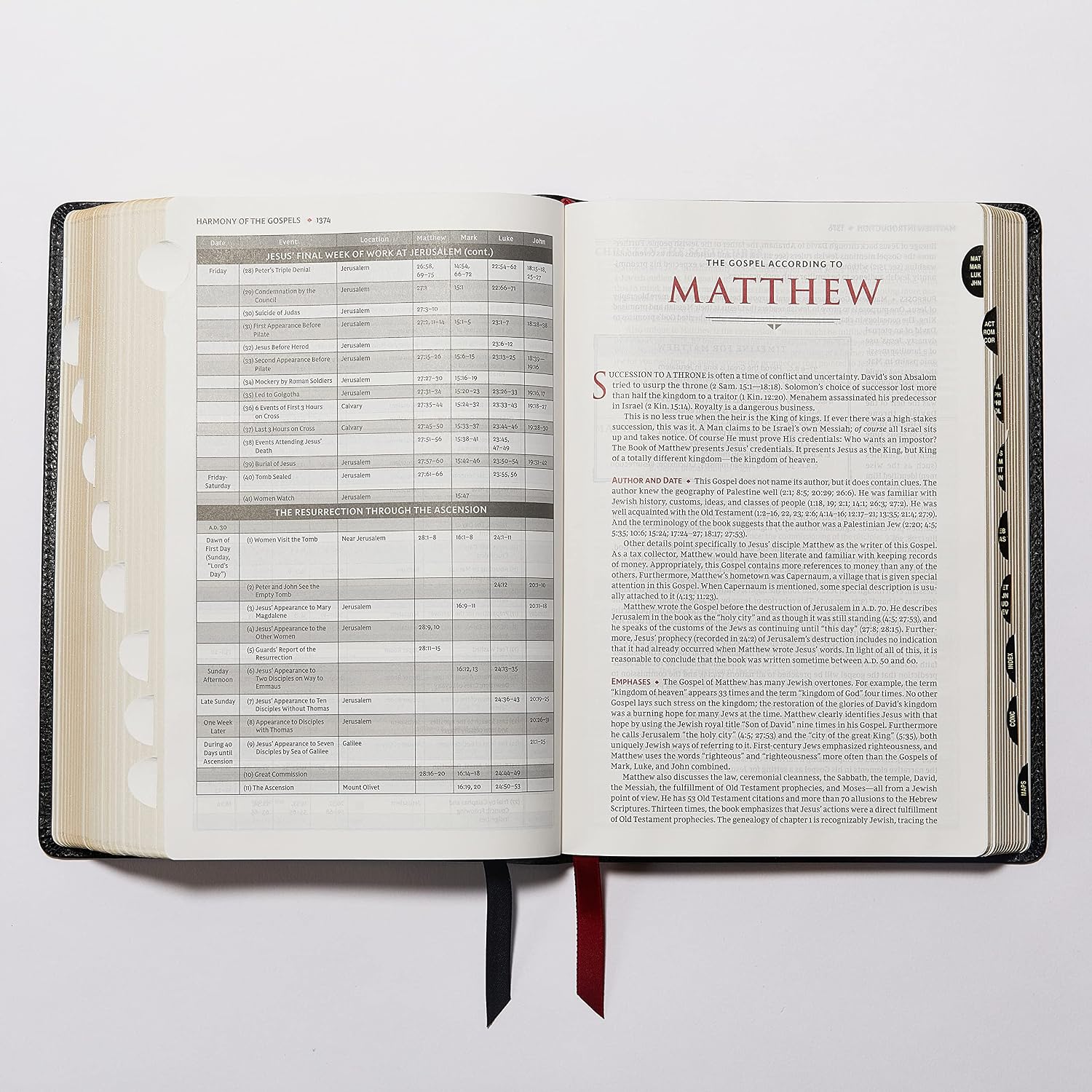 NKJV Study Bible, Leathersoft, Brown, Thumb Indexed, Comfort Print: The Complete Resource for Studying God’s Word