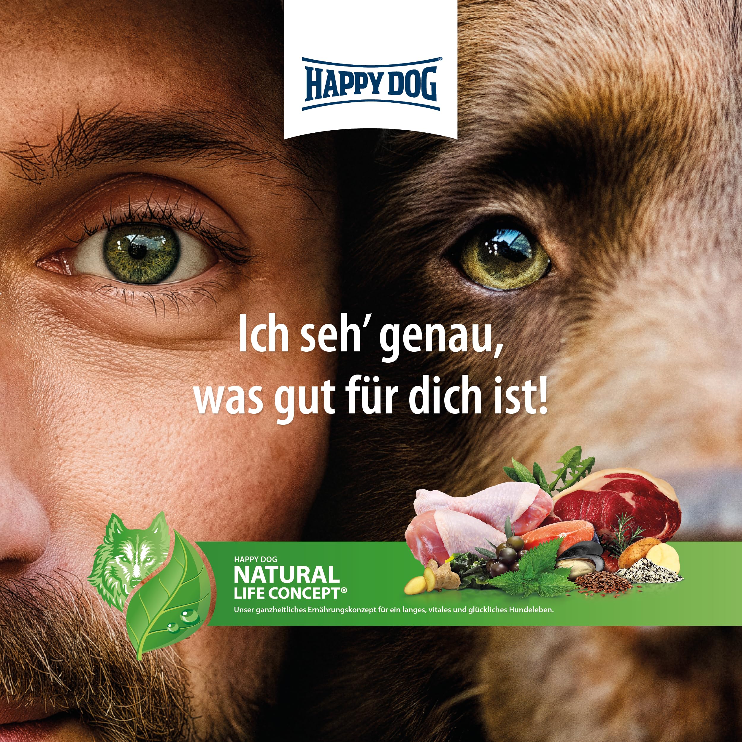 Happy Dog NaturCroq Balance Trockenfutter, 15 kg für Sensible Hunde