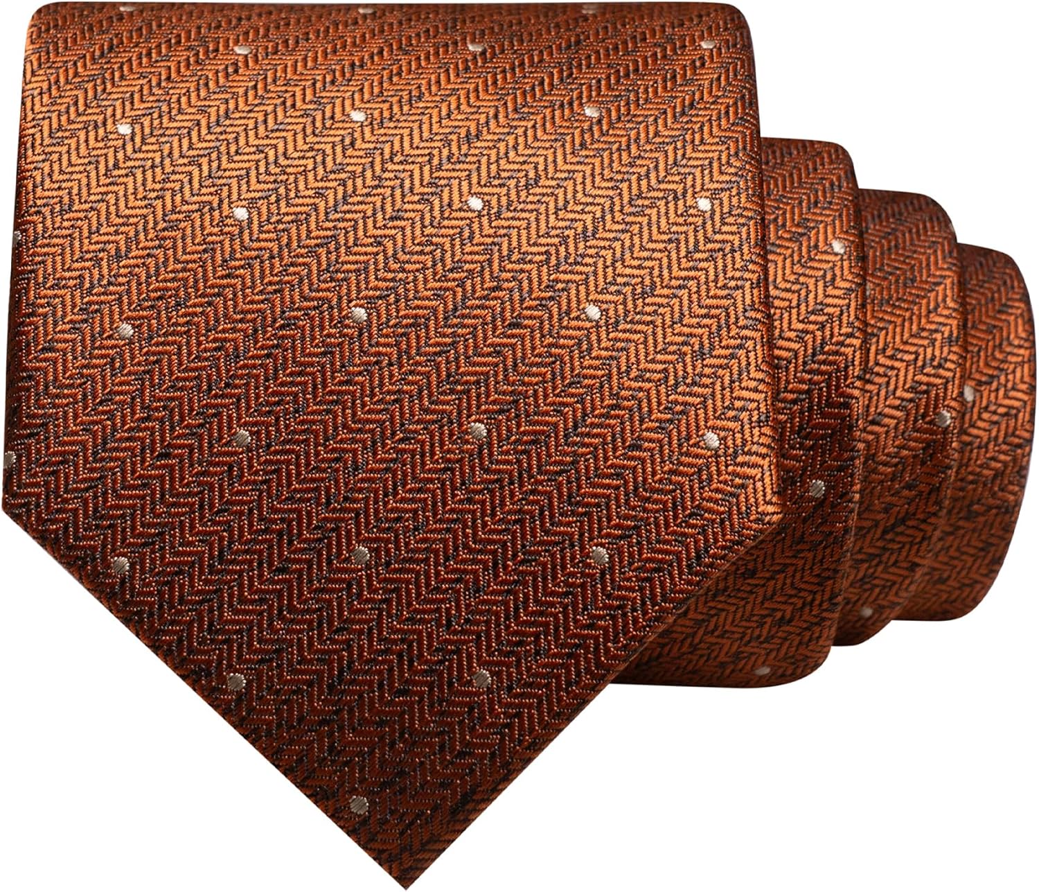 JEMYGINS Mens Tie and Lapel Pin Necktie Pocket Square Cufflinks and Tie Clip Sets for Business Casual 5PCS - Image 3