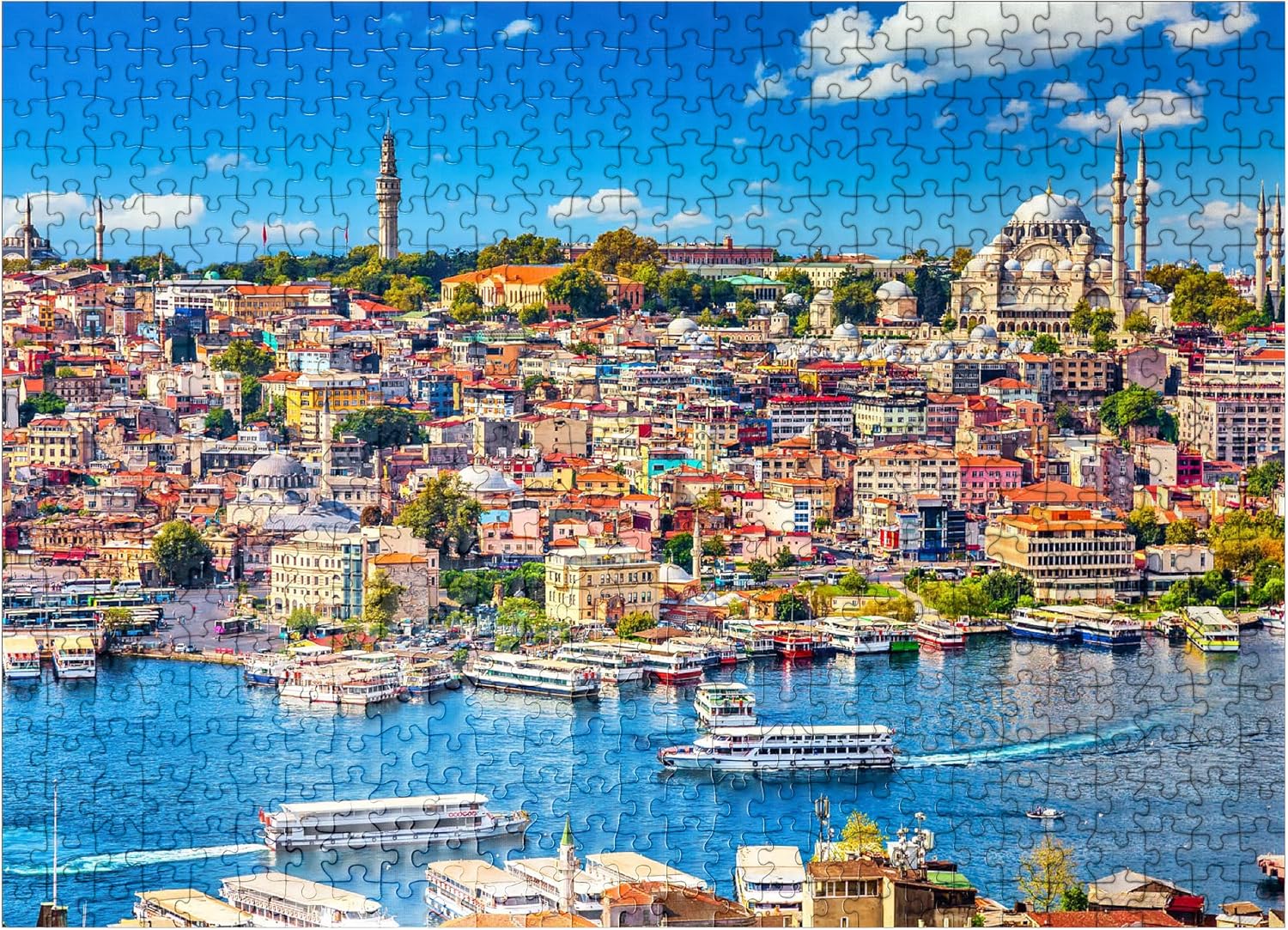 MyPuzzle Golden Horn Istanbul - Premium 500 Piece Jigsaw Puzzle for Adults