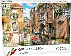 Pais & Filhos Quebra-Cabeça 1000 Peças - Veneza