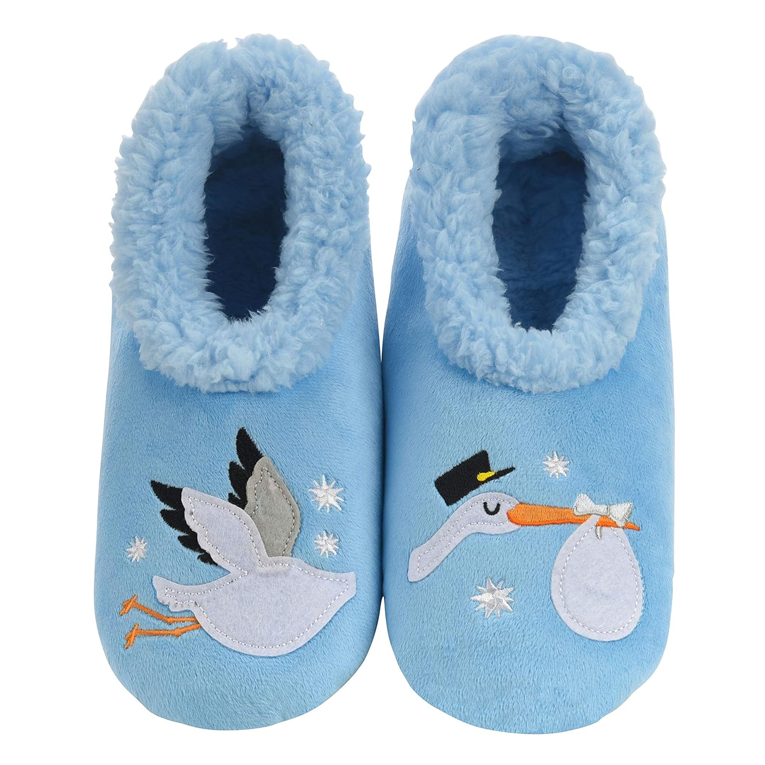 Snoozies Pairable Slipper Socks - Funny House Slippers for Women Non-Slip Fuzzy Slipper Socks