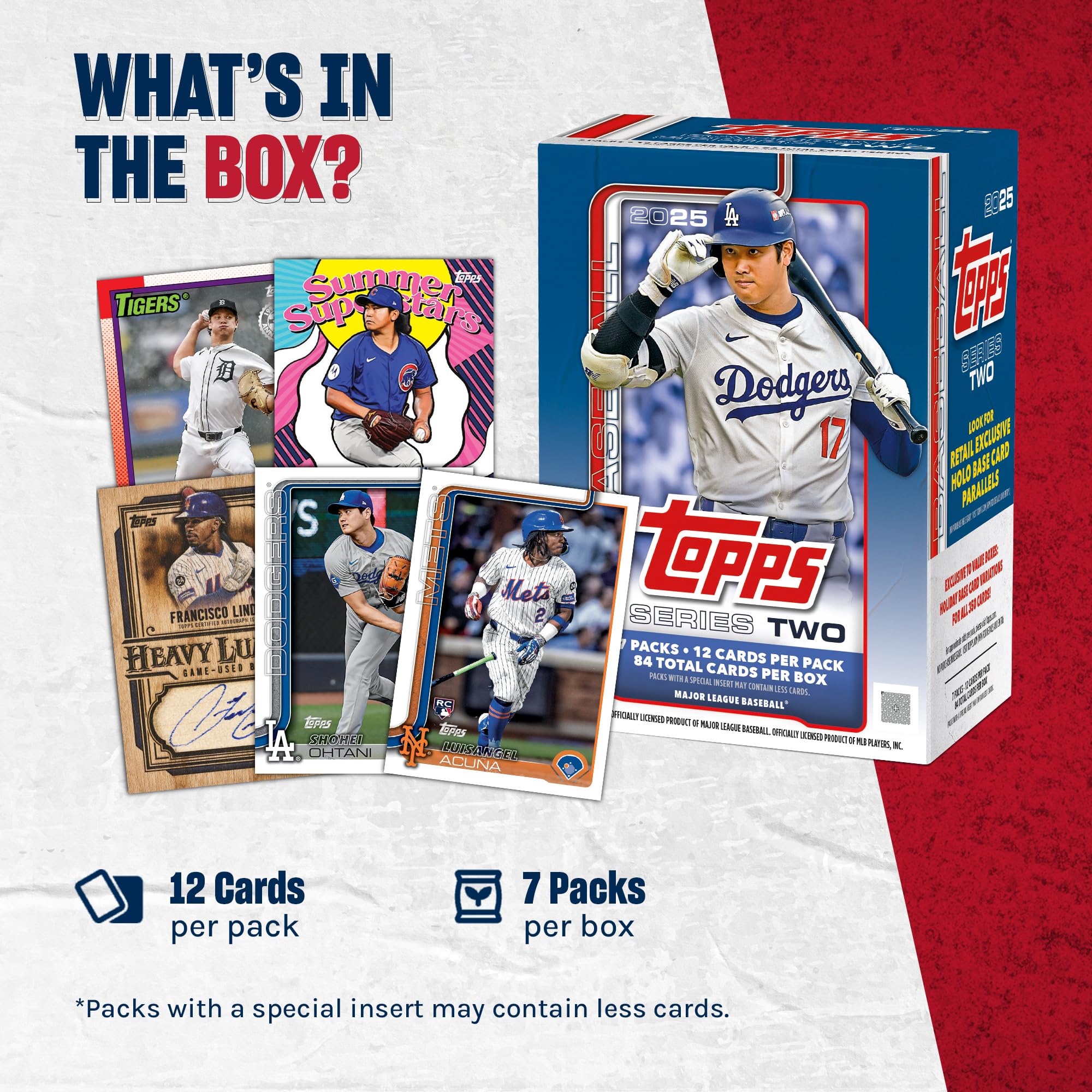 2025 Topps Baseball Series 2 Caja de Valor Sellado de fábrica