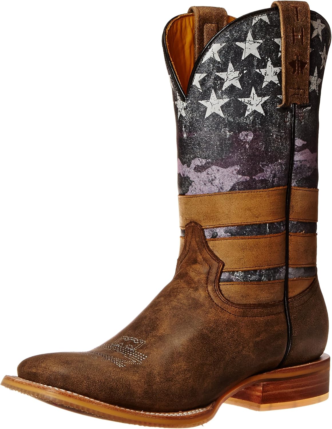 Tin Haul Shoes Women's American Woman, Brown/Navy, 6.5