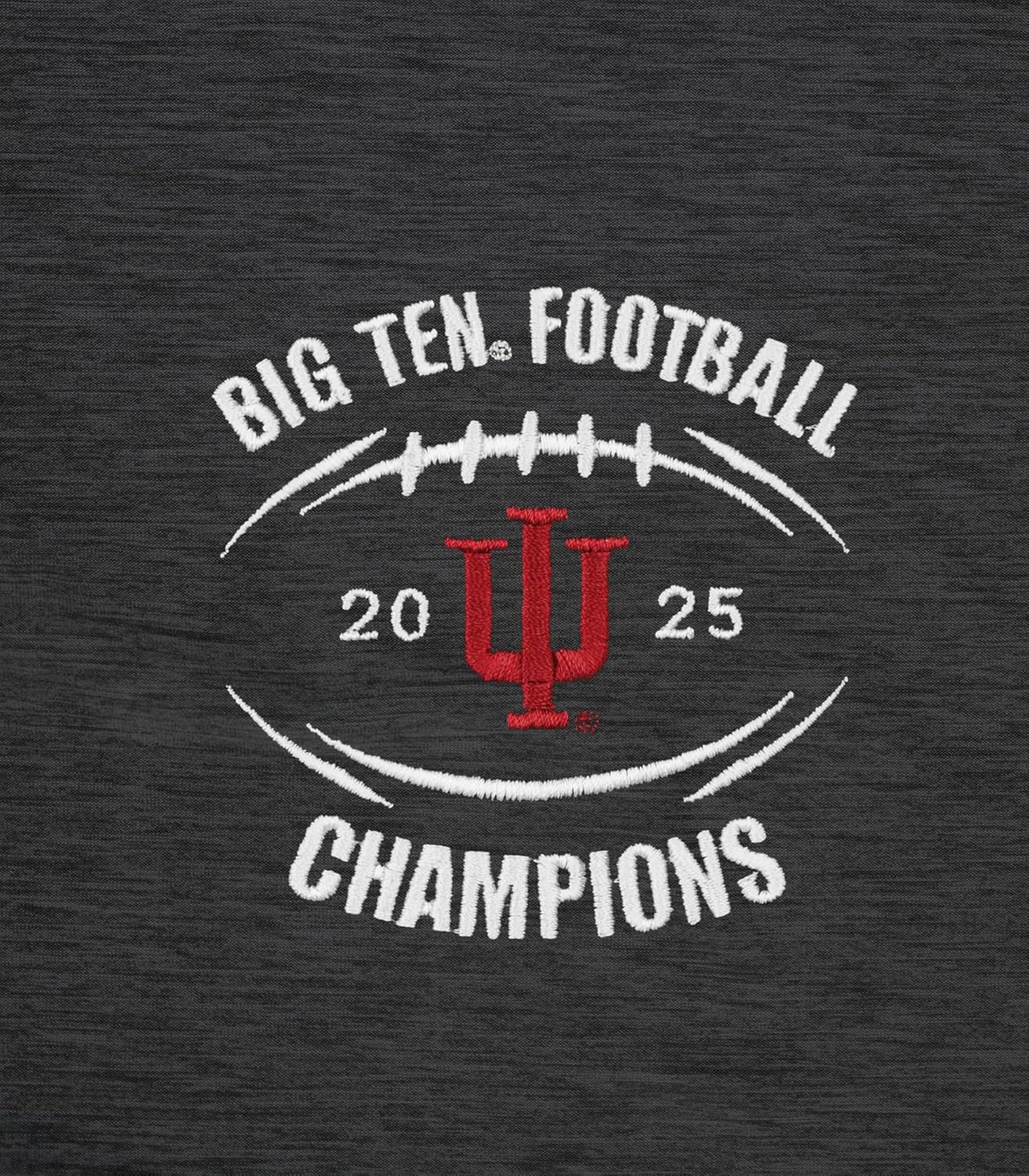 Indiana Hoosiers 2025 Big 10 Champions - Football Men's 1/4 Zip Pullover