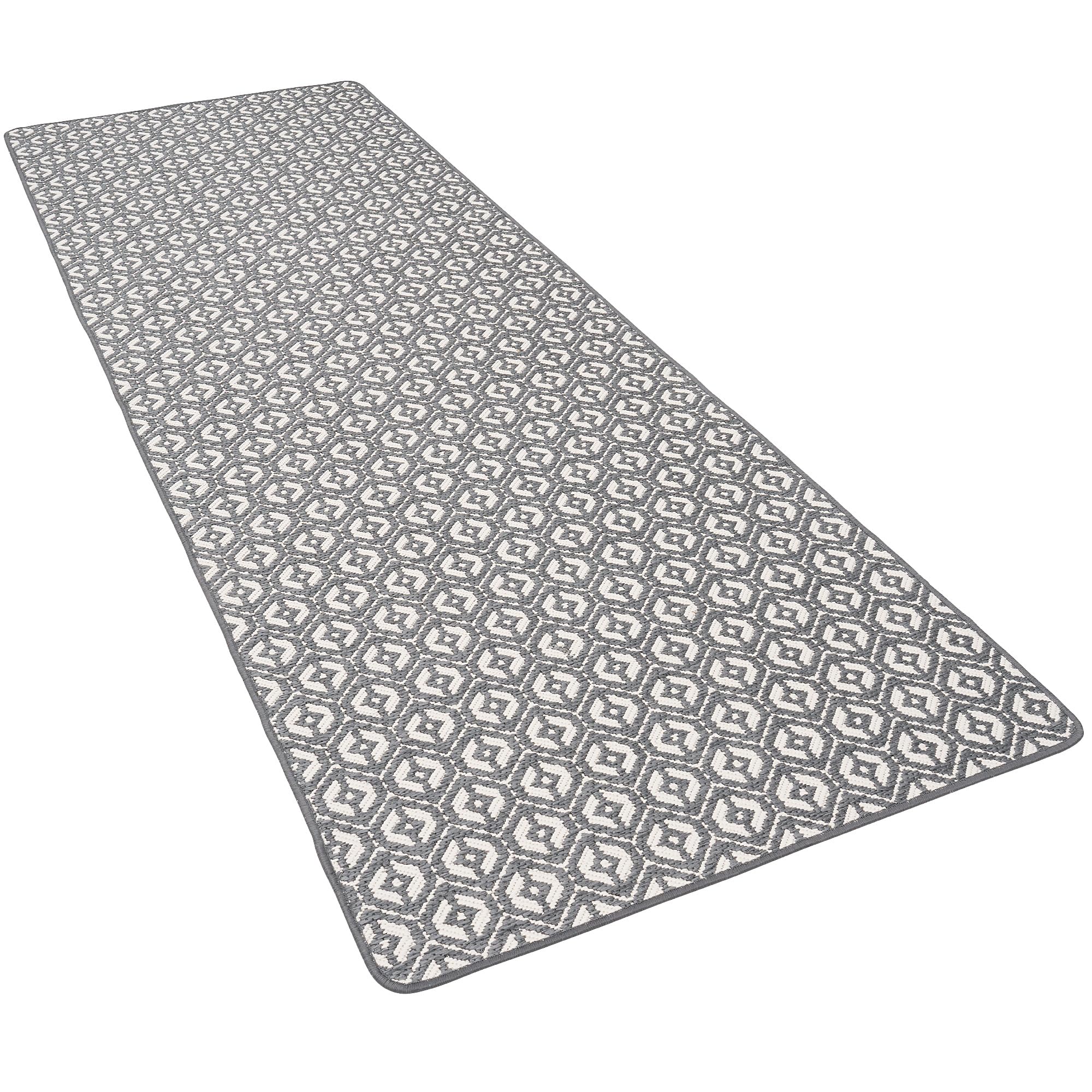 Snapstyle Tapis de Couloir intérieur-extérieur réversible Cape Cod Gris, Résistant aux UV, Imperméable, Facile à Entretenir, Résistant, Idéal pour terrasse, Balcon, Couloir