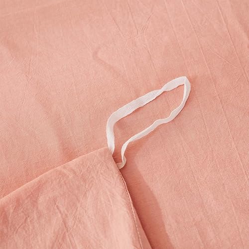 Miniatura 9 de Softta Juego de ropa de cama con lazo de retazos rosados, tamaño individual XL, 3 piezas, juego de funda de edredón para niñas, con volantes,