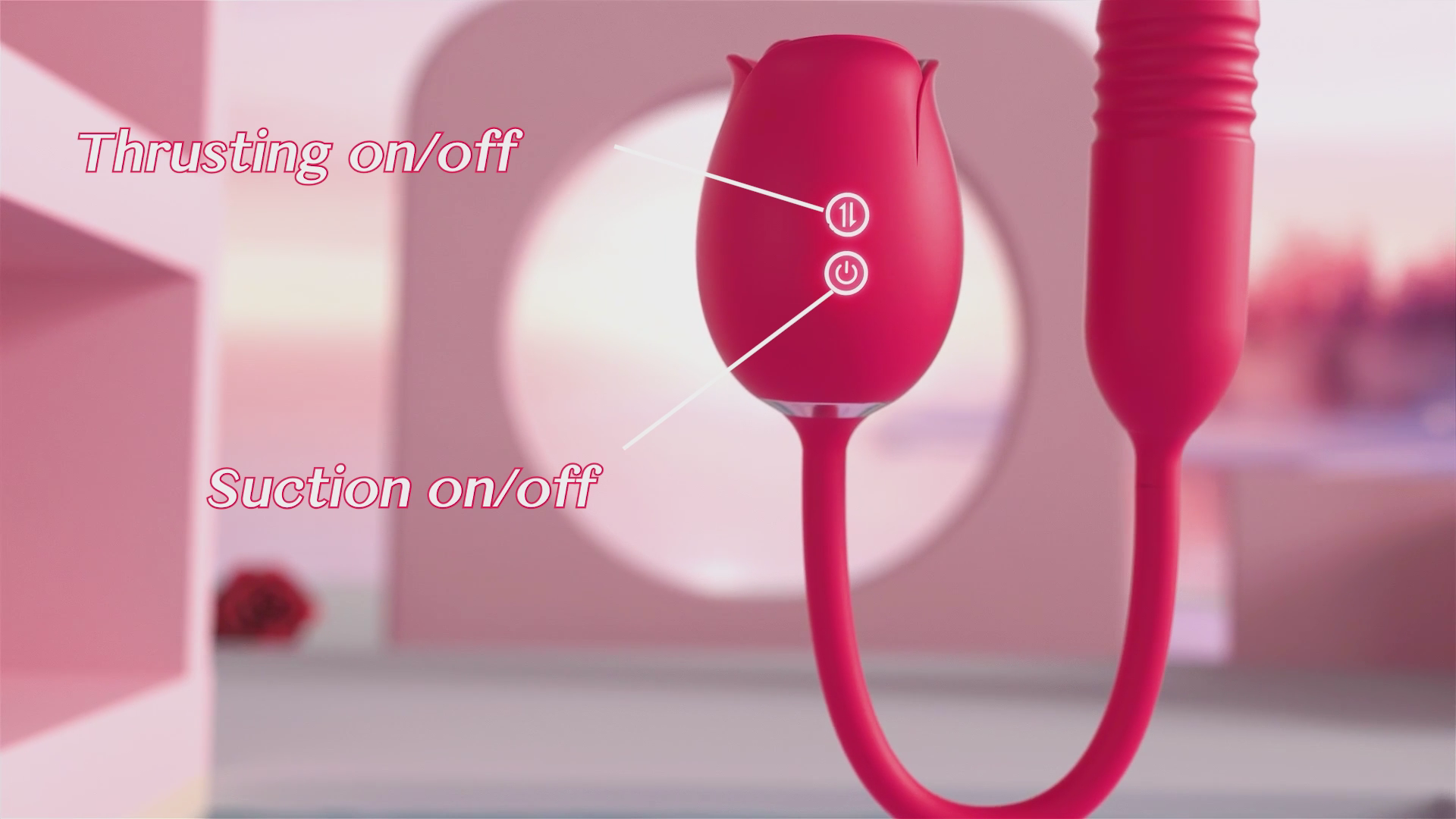 rose toy using video JO coconut hybrid lube by System JO main image 1