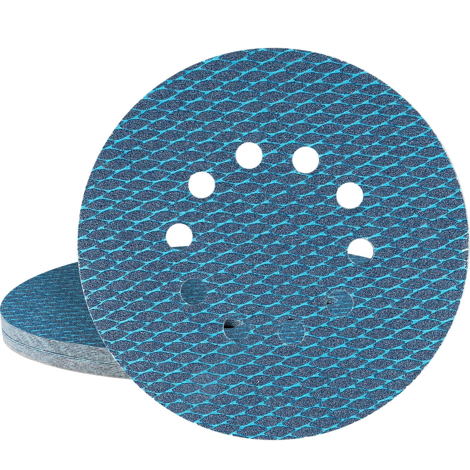 STEBRUAM 25 szt. Tarcze szlifierskie 225 mm ziarnistość 40 sztuk papieru ściernego 225 mm | 225mm diamentowe szlifierki szlifierskie do szlifierki płyt gipsowo-kartonowych losowe szlifierka oscylacyjna
