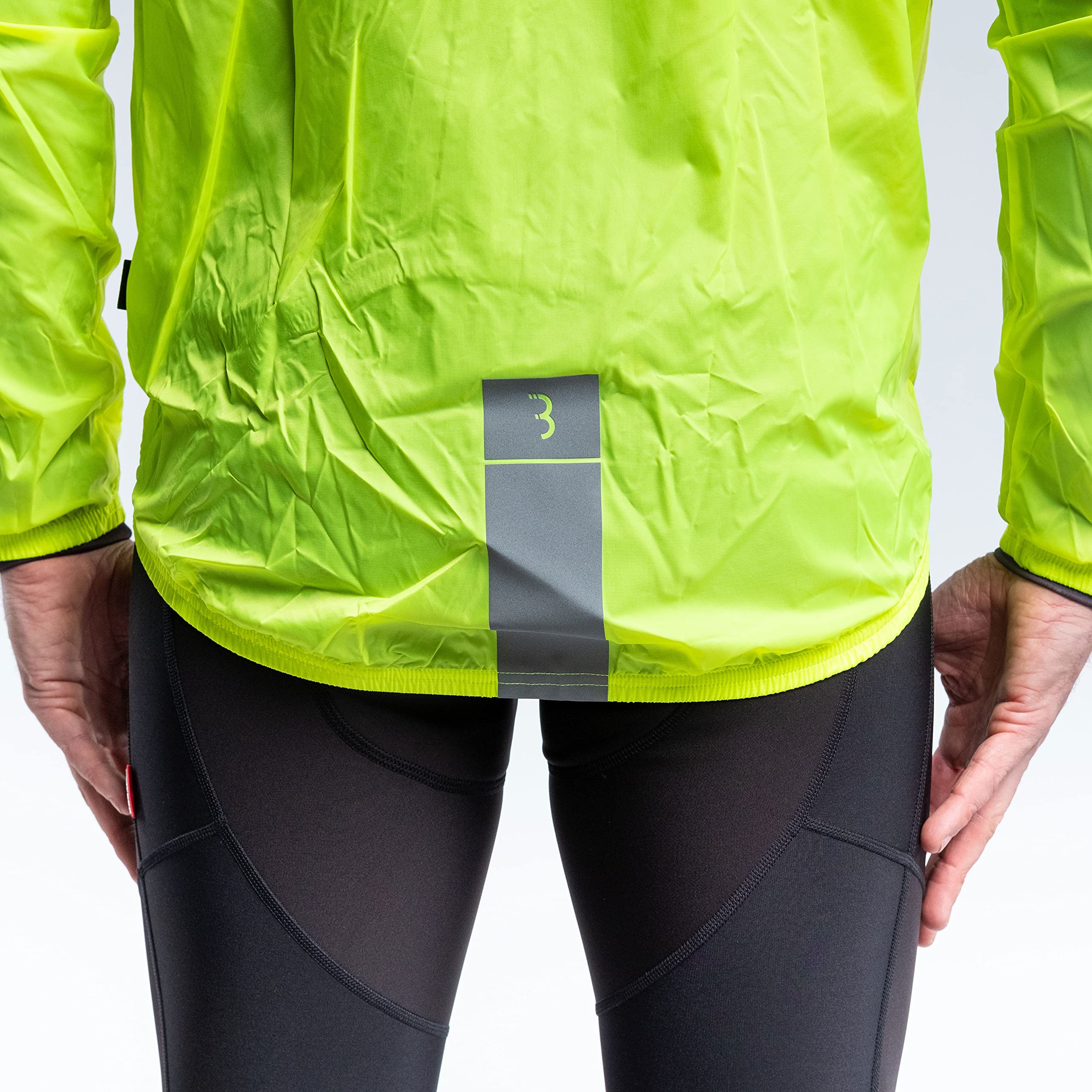 BBB Baseshield – Pluie de Cyclisme pour Homme, Jaune néon