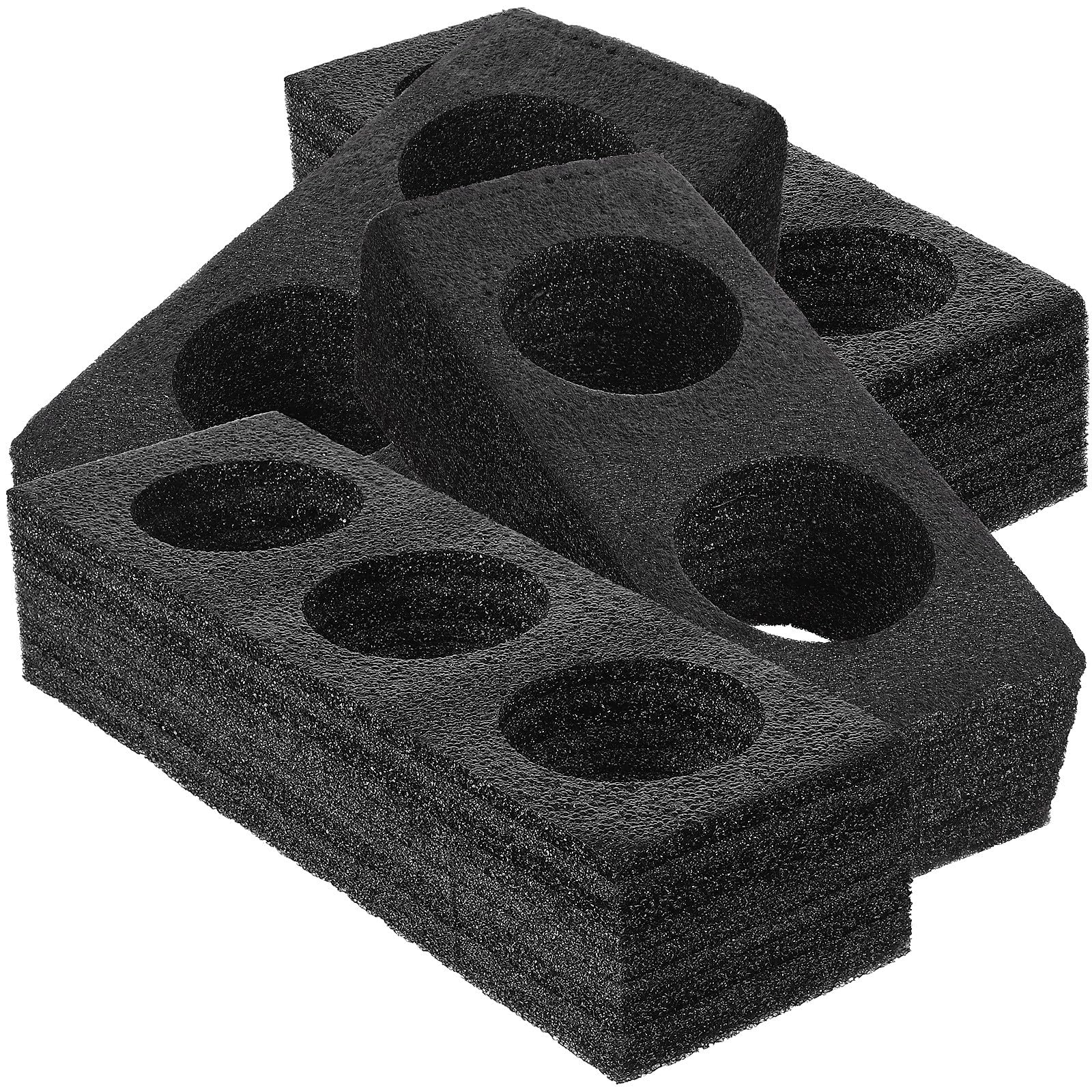 Support porte-gobelet mousse EPE noir Yardwe pour gobelet de fête et réunion de famille