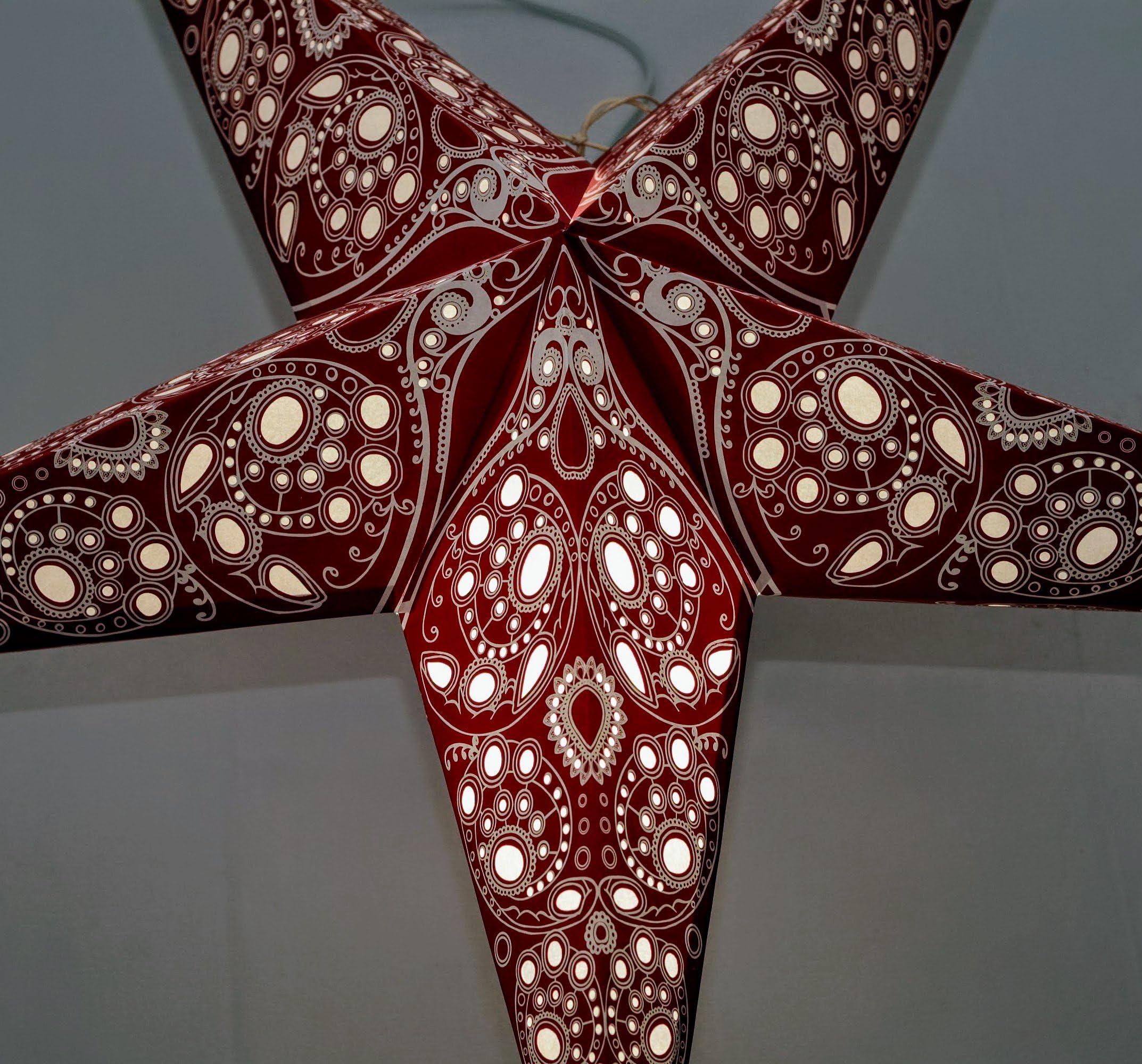 Emperor Paper Star Lantern Large (Red) by UMTA