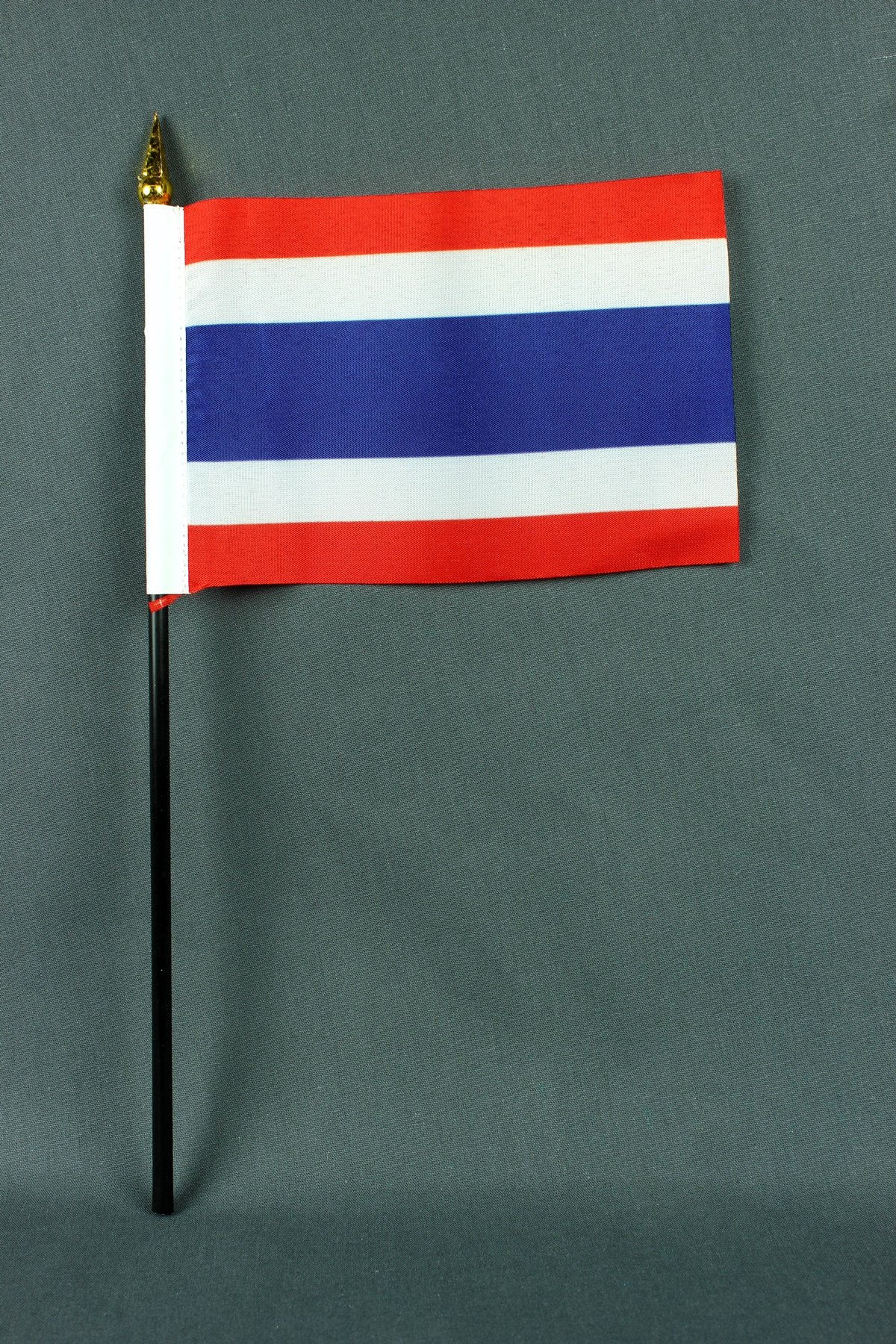 Thailand Tischflagge - 15x22cm Mit Holzständer Für Schreibtisch