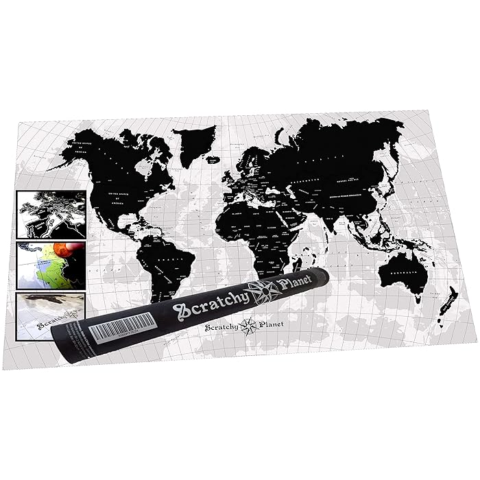 Buy Scratchy designer world scratch card, scratchcard atlas