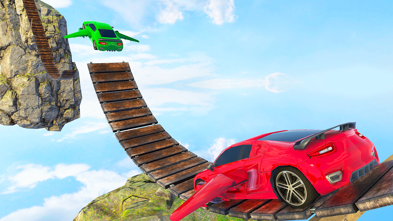 Flying Speed Car Mountain Stunts: Sky driving Simulator - App on Amazon ...