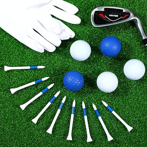 Miniatura 7 de Mudder Paquete de 600 camisetas de golf de madera, camisetas de golf de madera, camisetas de golf a granel para hombres, accesorios para pelotas de