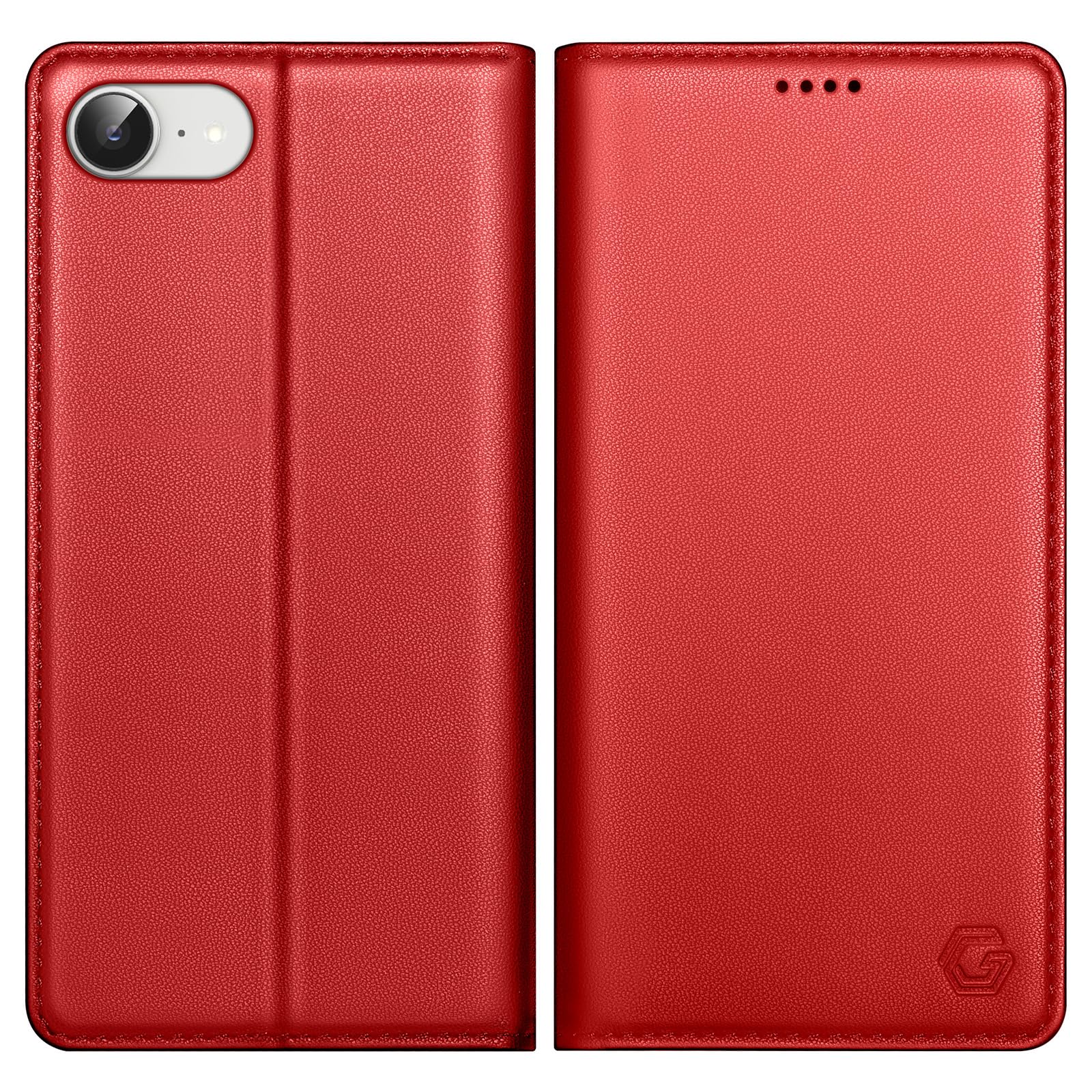 Kirnntca Handyhülle für iPhone SE 2022/2020 iPhone 8/7 Hülle, Kartenfach Premium PU Leder Klapphülle Schutzhülle, Standfunktion Tasche Flip Case für iPhone SE 2022/2020 iPhone 8/7