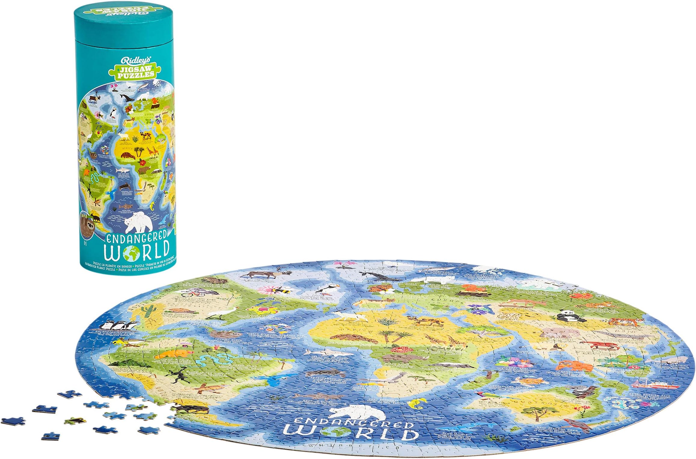 Ridley'sJIG048 Endangered World Jigsaw Puzzle, Multicoloured