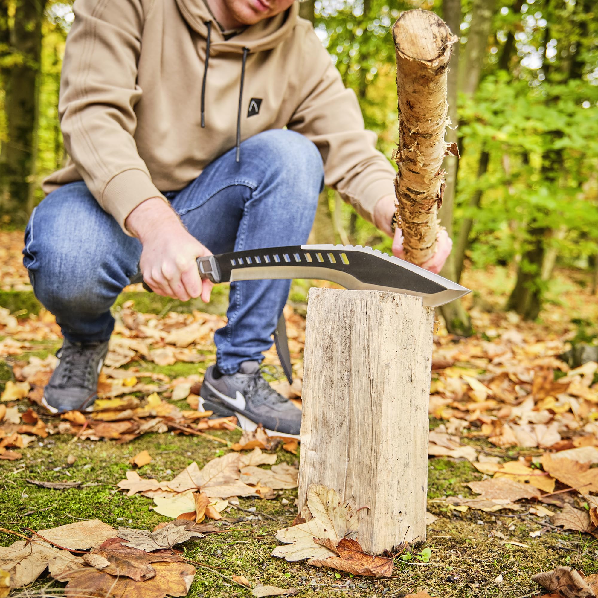 Walther MachTac 2, 440A Stahl, feststehendes Messer, ideal für Outdoor Aktivitäten