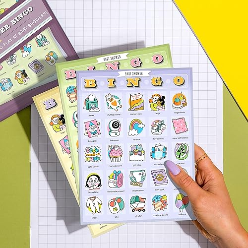 Miniatura 18 de Knock Knock Bingo para trabajar desde casa, 12 tarjetas reutilizables para jugar para llamadas de la FMH Llamadas Wfh,Baby Showers,Viajes por