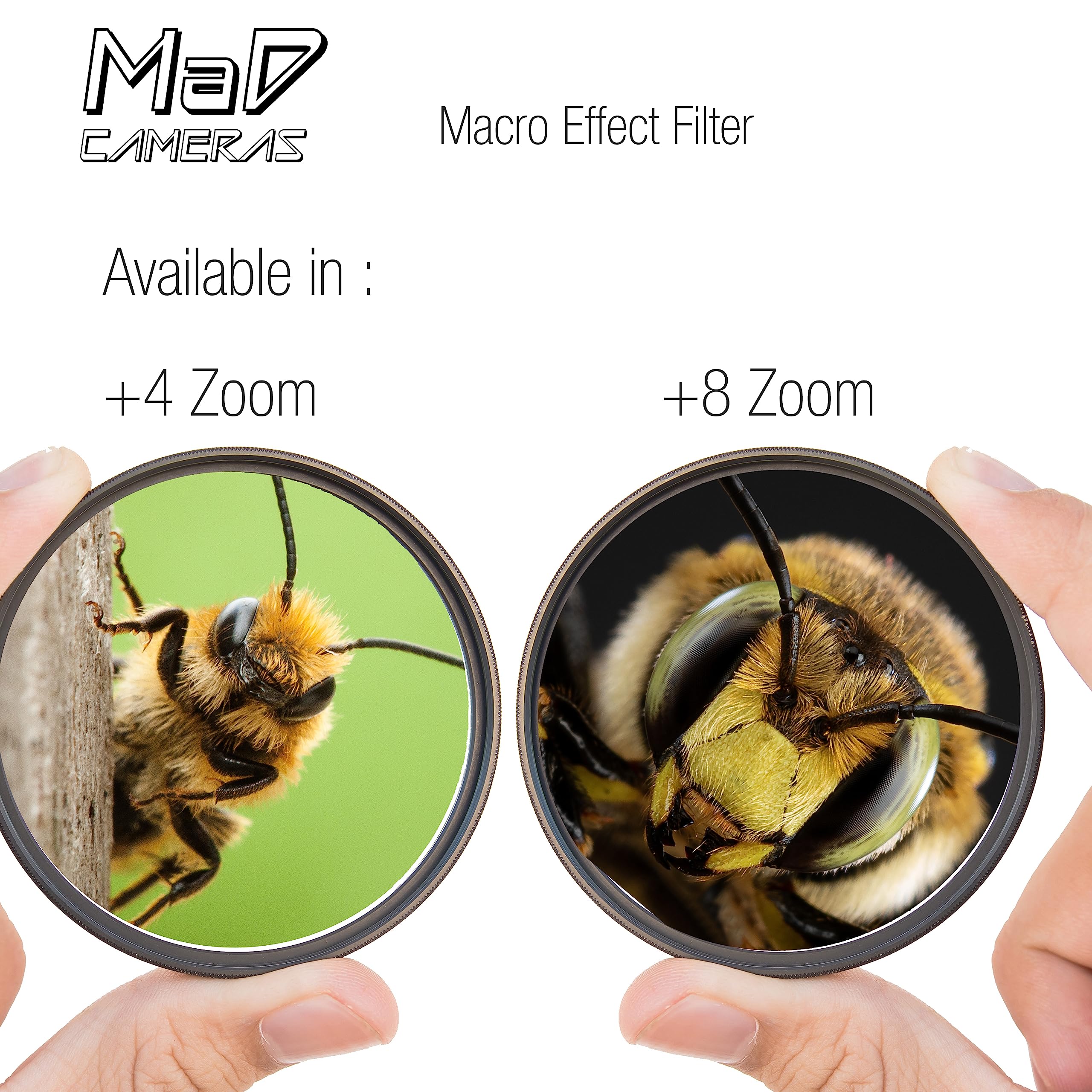 MaD Camera - 58mm Macro Effect Zoom Filter (+4) - Close Up Lens for Detail Photography - Premium Camera Lens Filter for DSLRs - Image 3