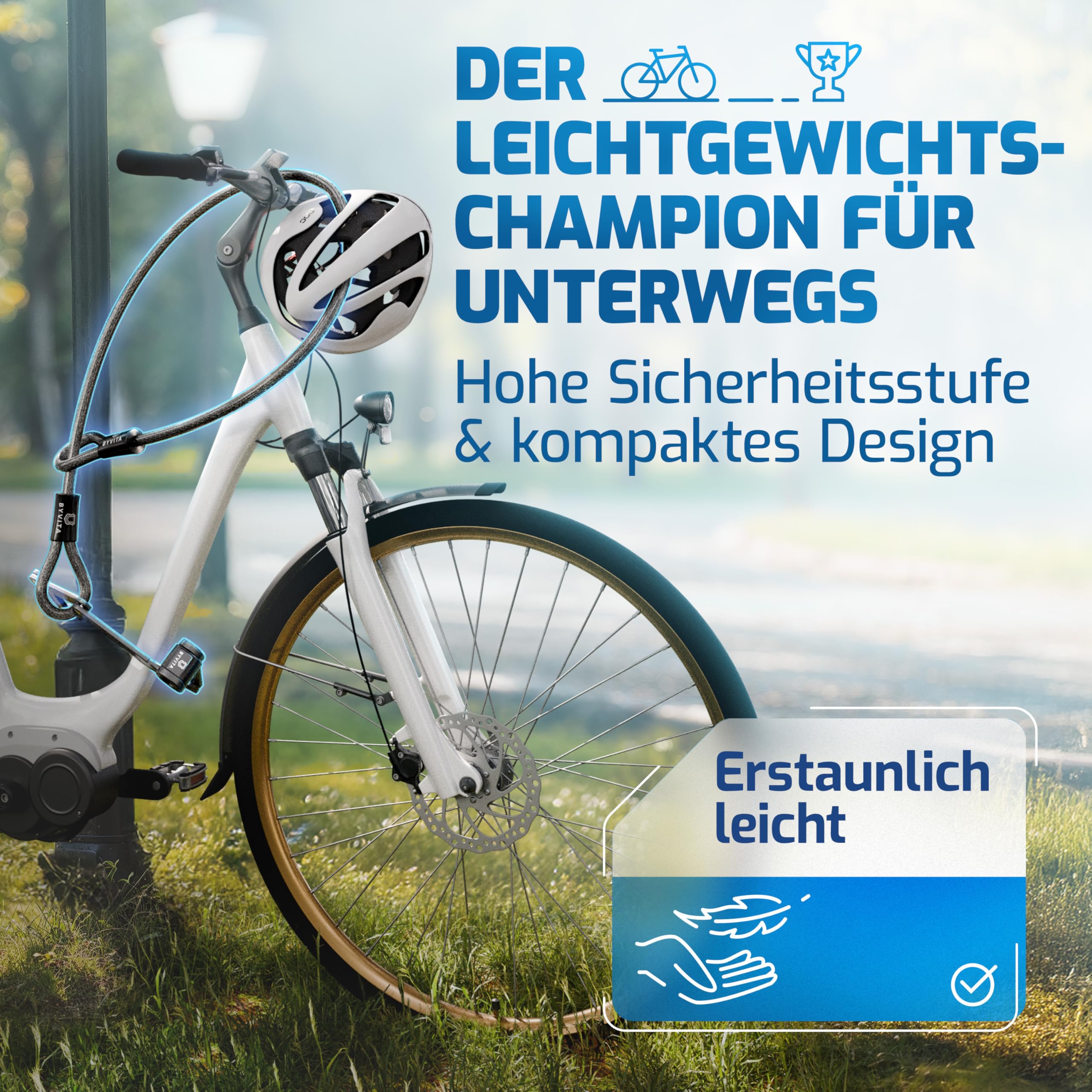 byvita fahrradschloss Faltschloss Fahrrad 85cm diebstahlsicher inkl. Kabelschloss - hohe Sicherheit - Fahrradschloss Faltschloss mit Halterung - Fahrrad Schloß ideal für E-Bike Farbe:RAL 7024 graphitgrau E-Bike Fullys Bosch Intuvia Display Bedienungsanleitung