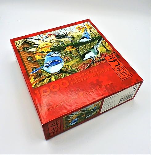 Miniatura 3 de Cobblehill 70010 JackPine Puzzles 1000 Alimentador de patio trasero Varios