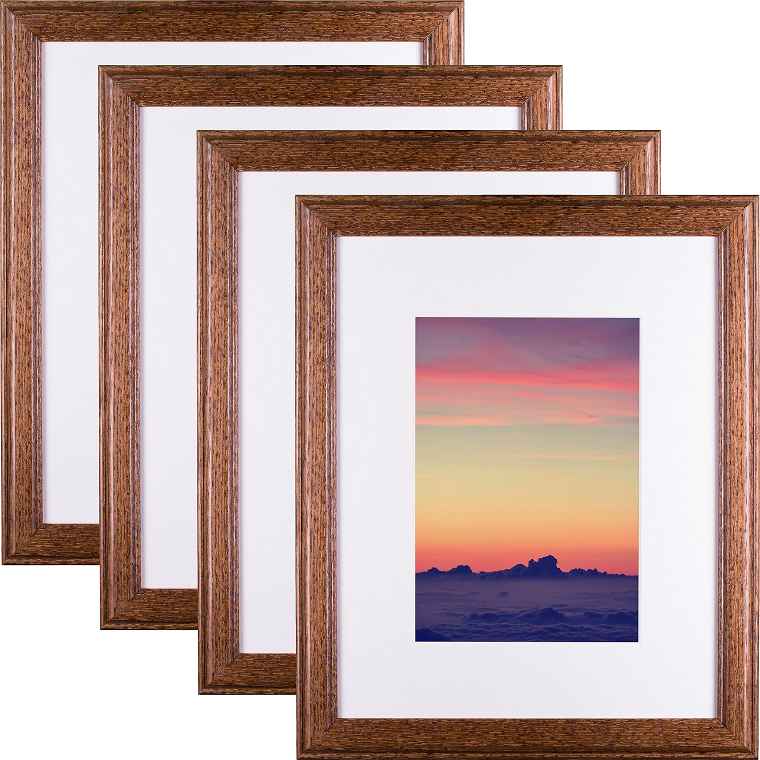 Craig Frames 2364CH Hardwood Picture Frame, 4 x 10 Inch, Red, Set of 4