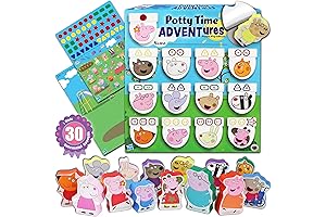 Peppa Pig Potty Training Advent Calendar - Interactive Learning Toy with Wood Block Prizes