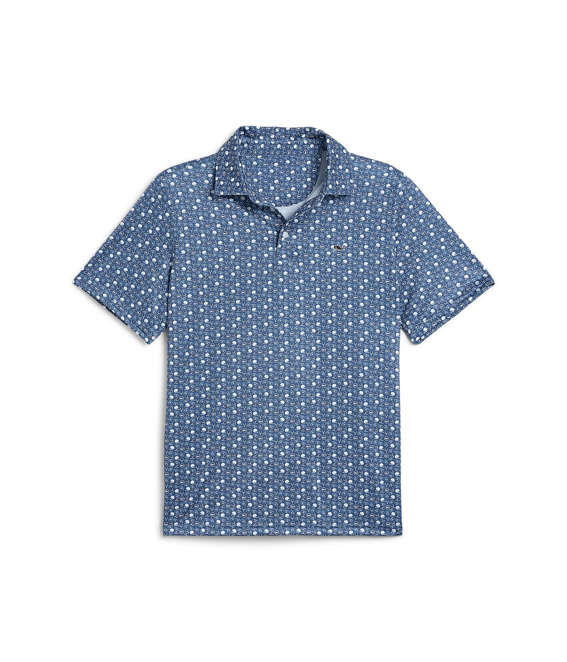vineyard vines Boys' Printed Sankaty Polo (Toddler/Little Kid/Big Kid)