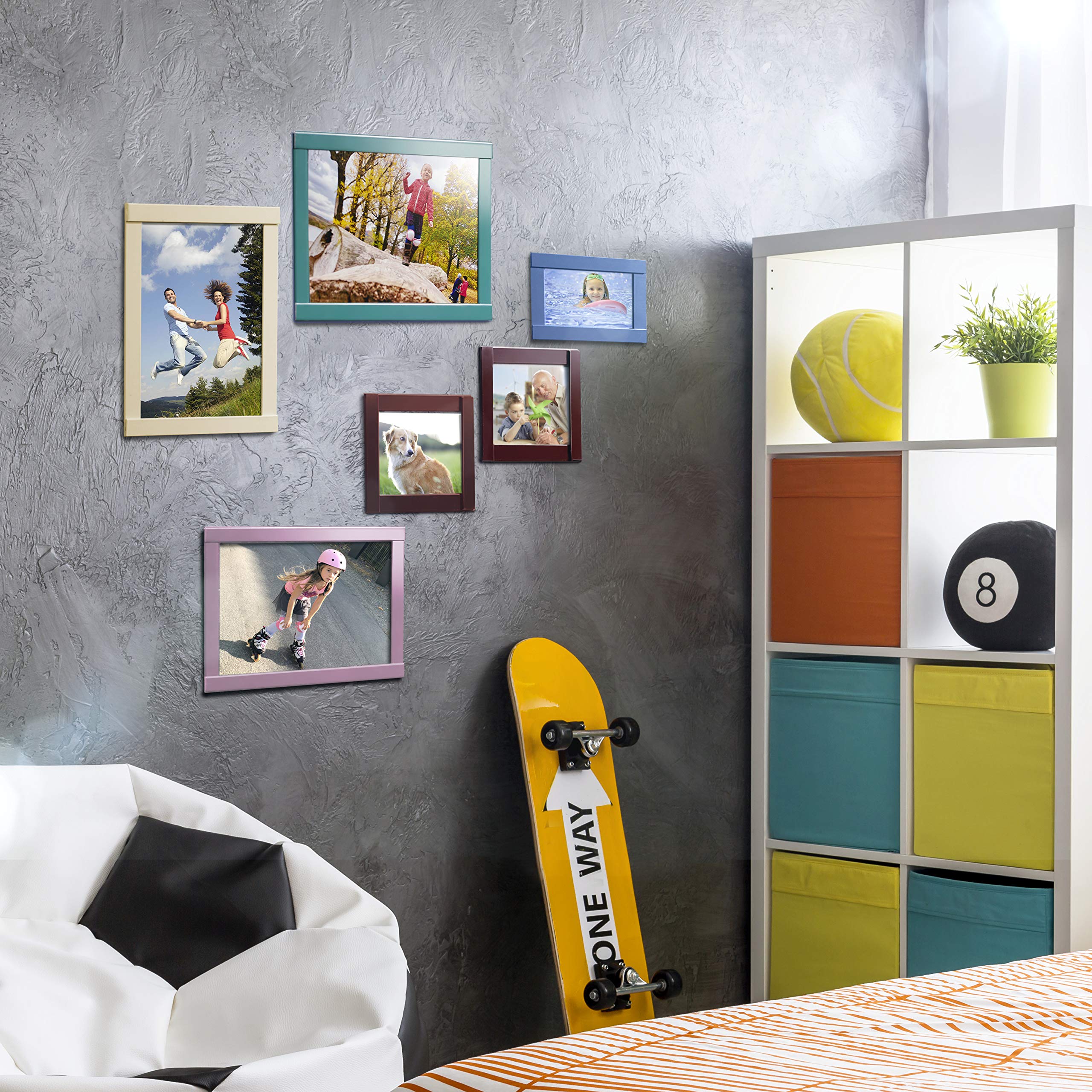 Alberts 434243 Angle Profile, Self-Adhesive, Aluminium, Dark Berry Plastic-Coated, 1150 x 14.5 x 11.5 x 1.5 mm - Image 4