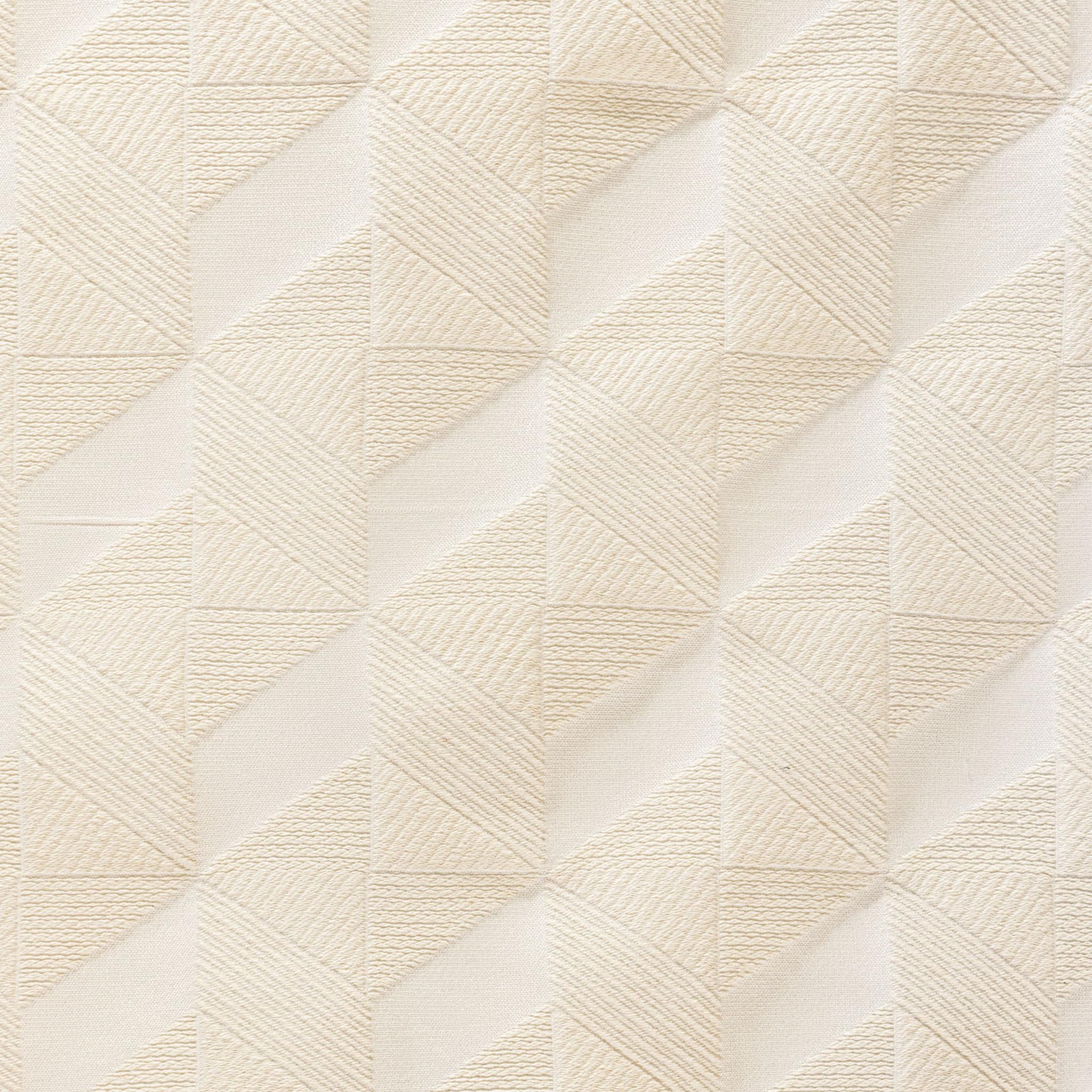 Caleffi Copriletto Matrimoniale 260x260 cm Rapallo – MIsto Cotone Jacquard a Rilievo – Non Trapuntato Primavera Estate – Linea Prima Natura (Avorio)