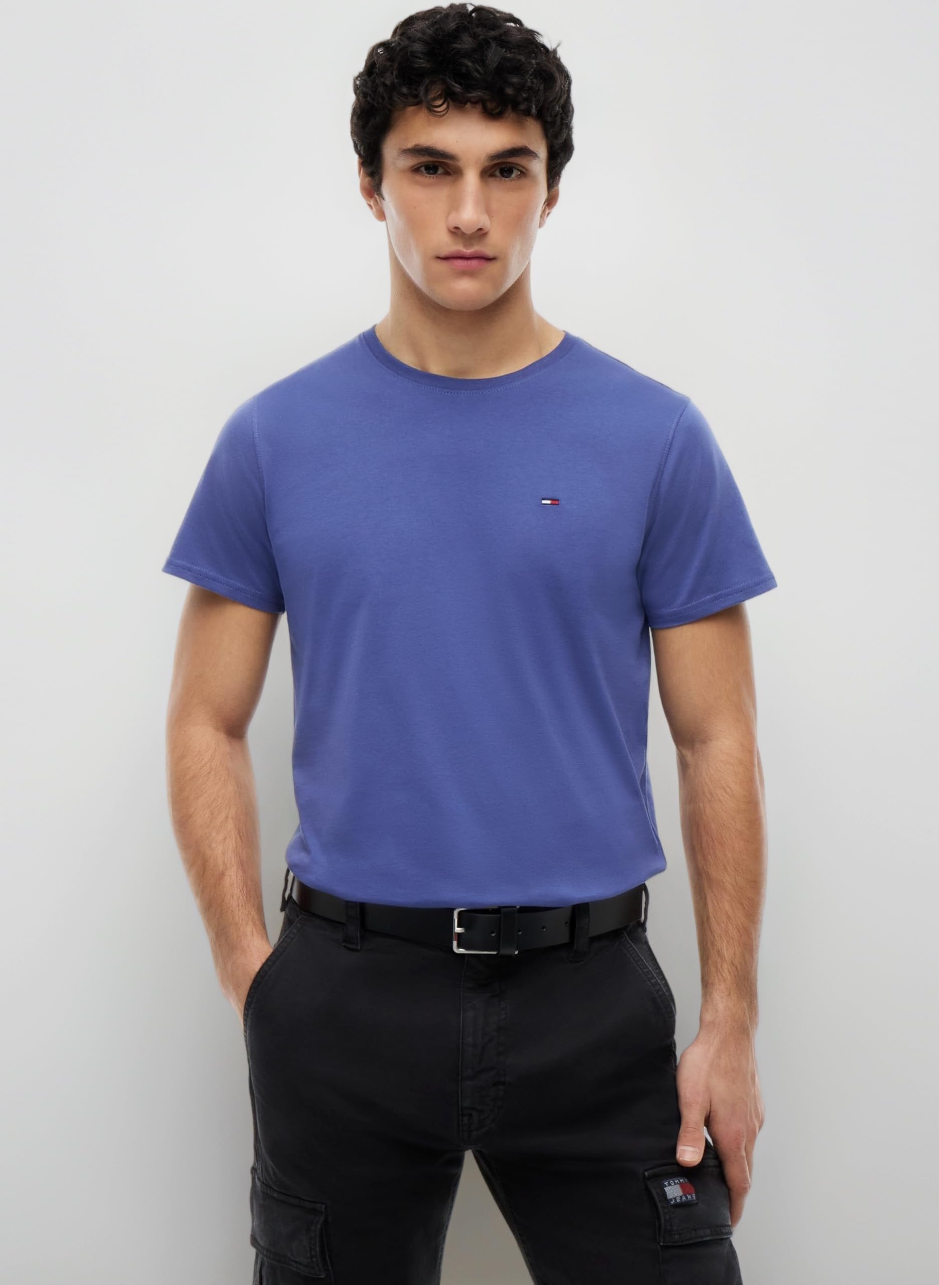 Tommy Jeans Men’s Short Sleeve Slim Fit Jersey T-Shirt