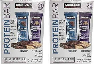 KIRKLANDSignature Protein bar Energy Variety Pack, (Family Bundle)