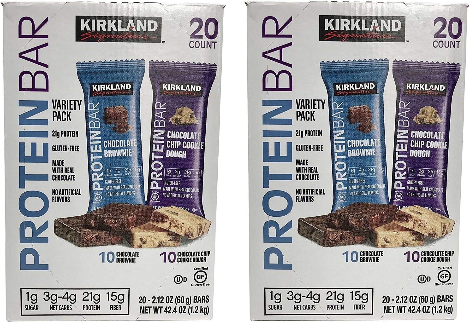 Signature Protein bar Energy Variety Pack, (Family Bundle)