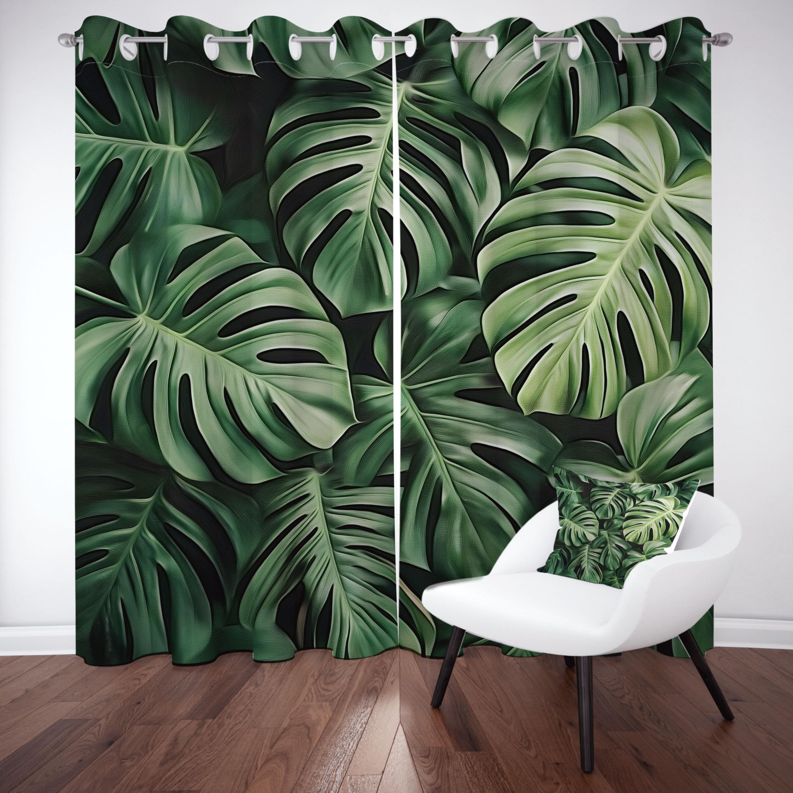 Rideau contre le bruit et la lumiere monstera rideau thermique isolant