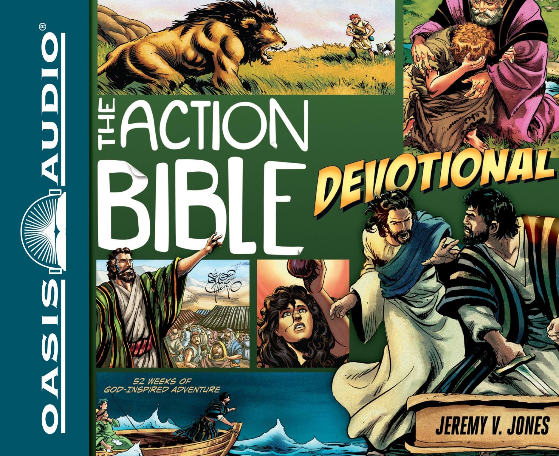 The Action Bible Devotional: 52 Weeks of God-Inspired Adventure Audio CD – Audiobook, October 1, 2012