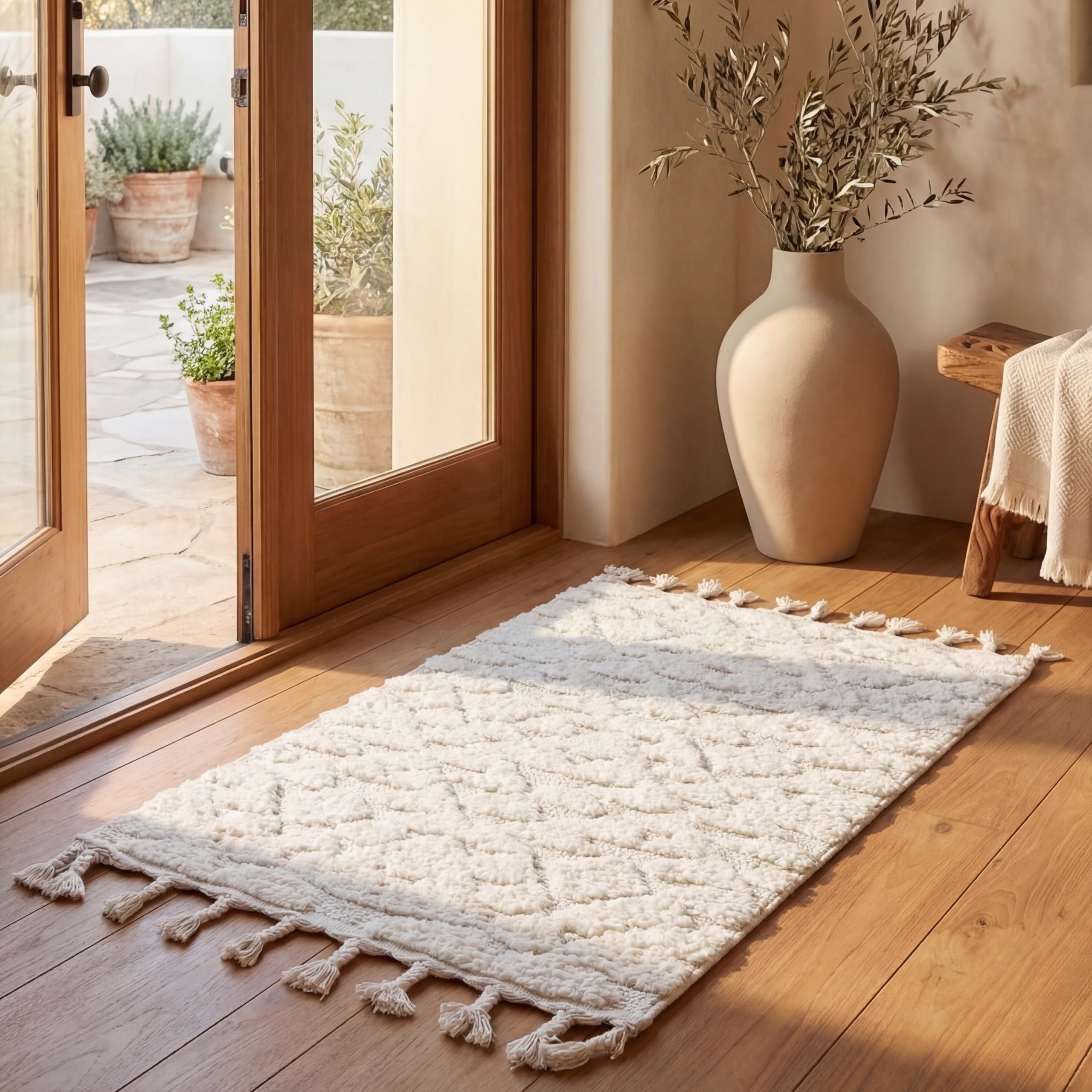 Amazon.com: SAFAVIEH Area Rug 3x5 - Moroccan Tassel Shag