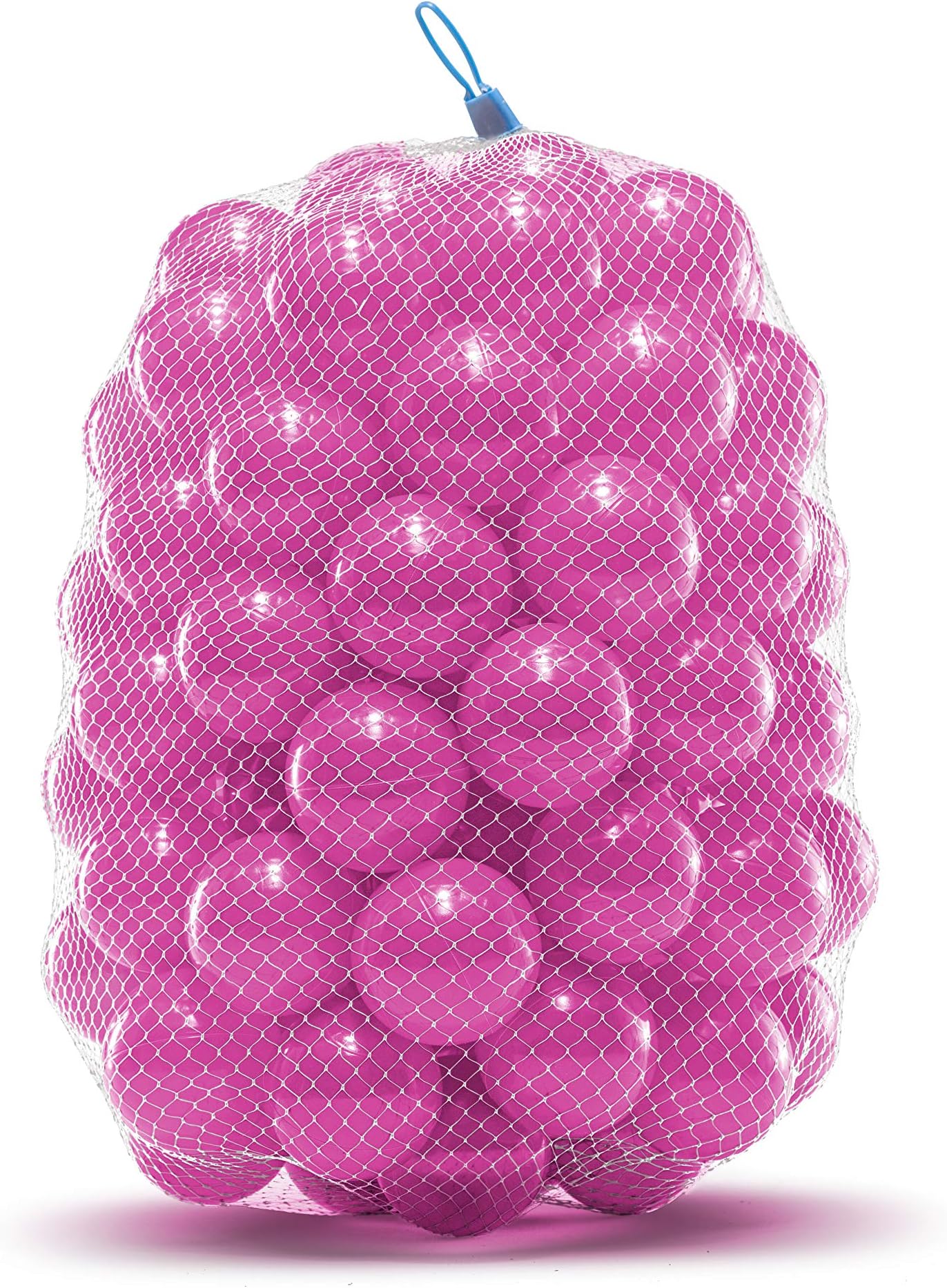 Upper Bounce Crush Proof Plastic Trampoline Pit Balls – 100 Pack, Bubble Gum