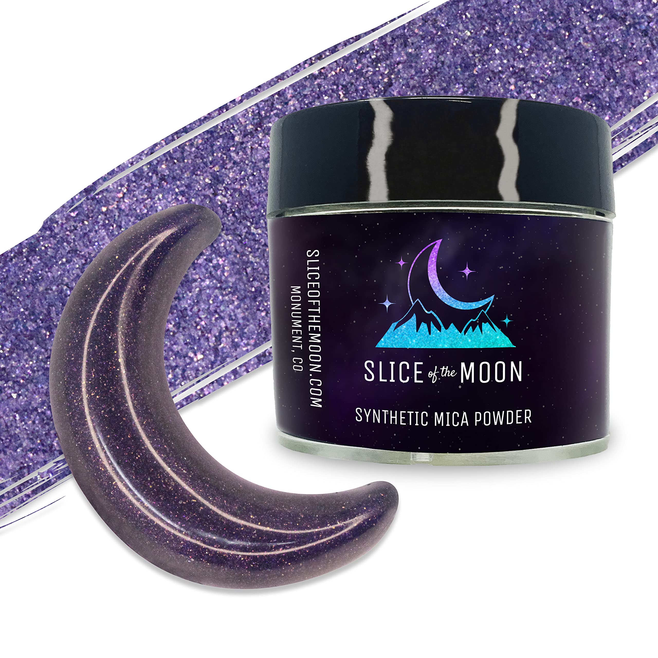 Bright Blue Mauve Mica Powder | Skin Safe, Fine Pigment Powder for Epoxy Resin, Body Butter, Lip Gloss, Candle Color Dye, Soap Colorant & Slime Pigment Dust — 0.42oz (12g)