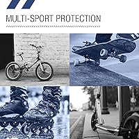 Vista 5 de Casco Multideporte Triple Certificado 80Six - Ideal para Bicicleta, Monopatín, Patineta, Patines en Línea y Patinaje en Línea