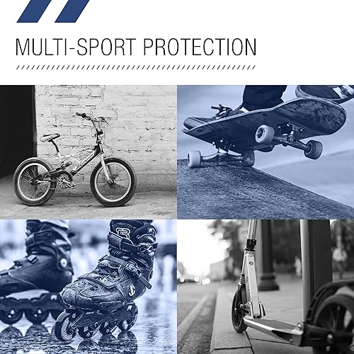 Miniatura 5 de Casco Multideporte Triple Certificado 80Six - Ideal para Bicicleta, Monopatín, Patineta, Patines en Línea y Patinaje en Línea