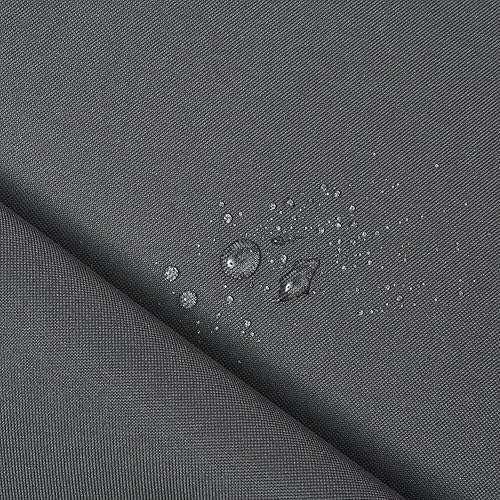 Ottertex Tela de lona impermeable para exteriores, 60 pulgadas de ancho, 600 Denier 15 colores vendidos por el patio (10 yardas, carbón)