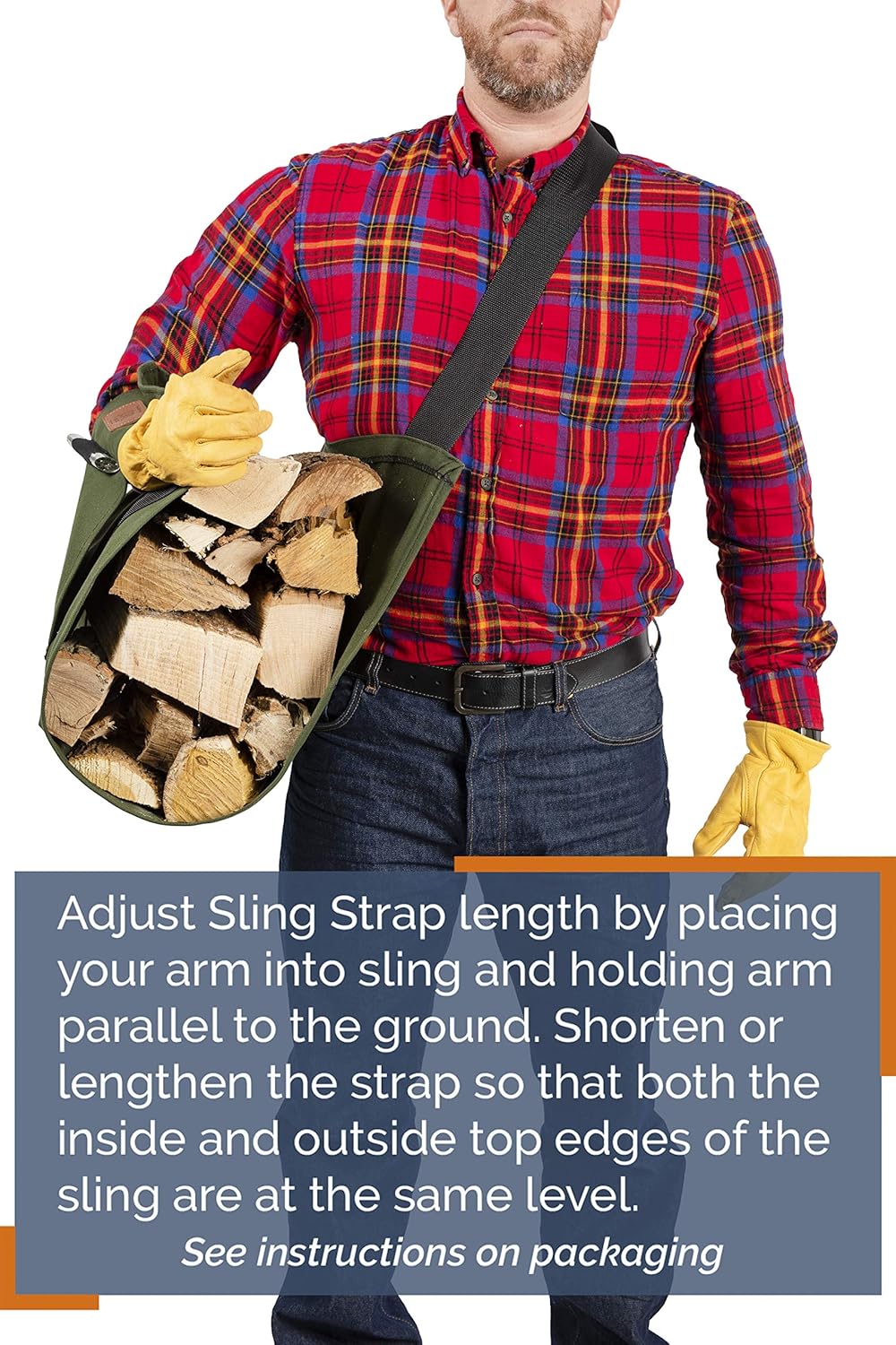 Exсluѕіvе Dіѕсоunt 50% Prісе LogOX WoodOX Sling - The World's Most Ergonomic Firewood, Kindling, and Log Carrier - Designed in Vermont and Made in USA (Patented)