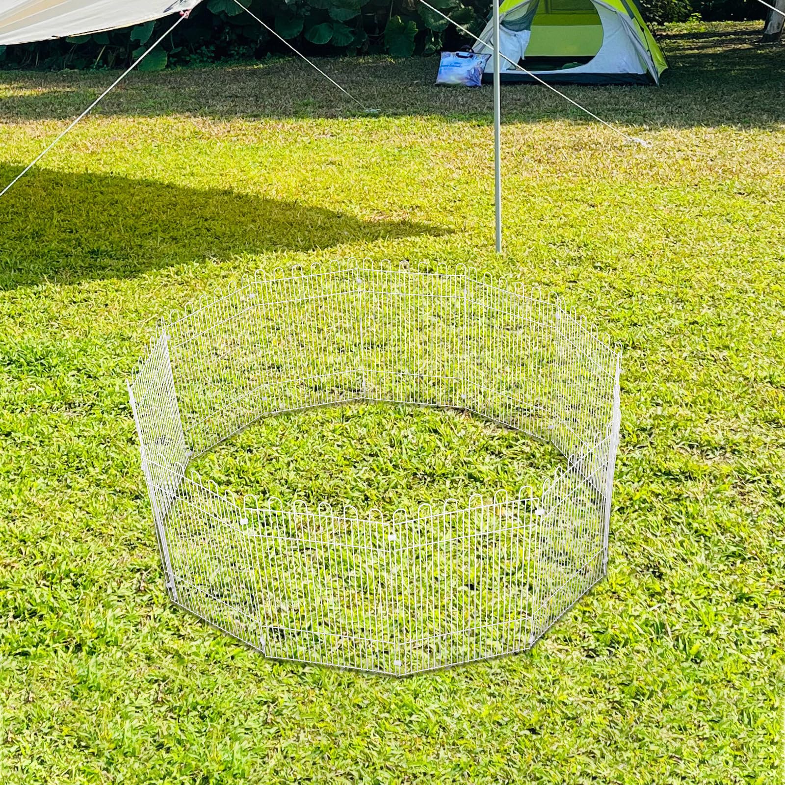 12 pezzi di recinzione portatile per pollame, barriera da giardino per pulcini, anatroccoli e piccoli volatili da interno o esterno.