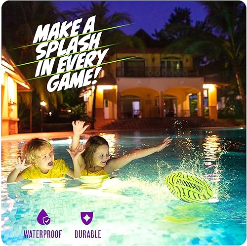 Miniatura 4 de Fútbol acuático iluminado para piscina, playa, lago  Juguetes de piscina impermeables para niños de 8 a 12 años  Regalo para adolescentes  Pelotas