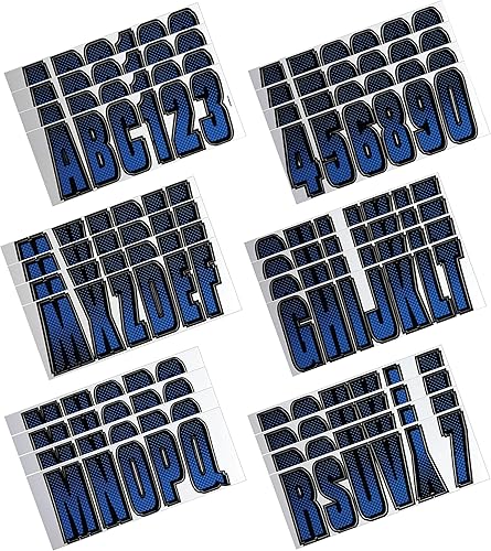 Miniatura 10 de Kit de registro número de fábrica, color azul y negro de Hardline Products, RojoNegro